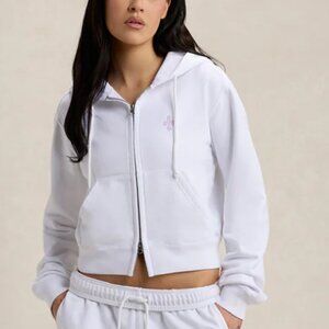 OVO October's Very Own White Full Zip Sweatshirt Hoodie Size Small NWT